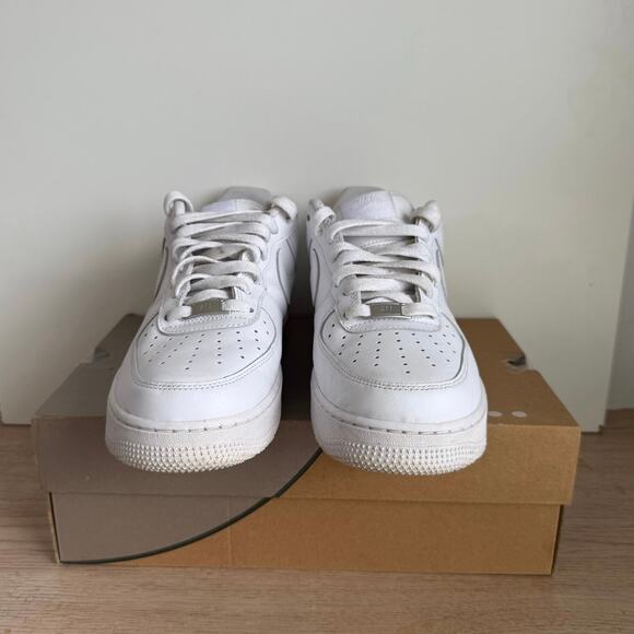 Nike Air Force 1 ‘Triple White’ Men Sneakers- SZ 9.5 main image 8